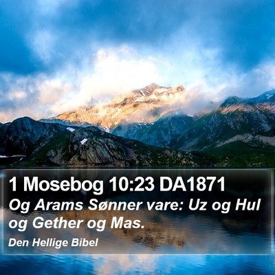 1 Mosebog 10:23 DA1871 Bible Verse Image