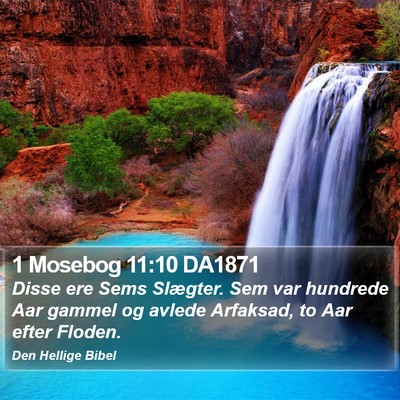 1 Mosebog 11:10 DA1871 Bible Verse Image
