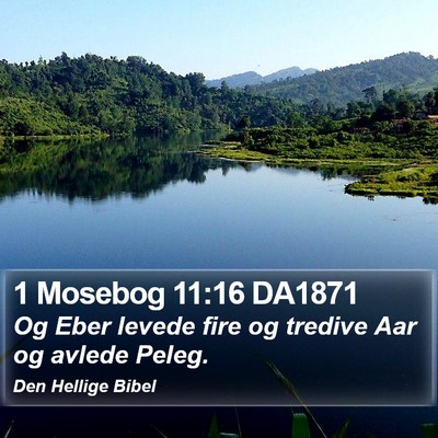 1 Mosebog 11:16 DA1871 Bible Verse Image