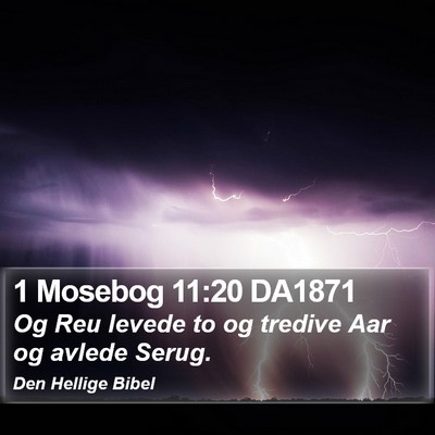 1 Mosebog 11:20 DA1871 Bible Verse Image