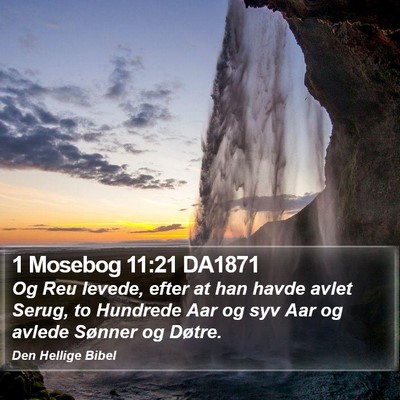 1 Mosebog 11:21 DA1871 Bible Verse Image