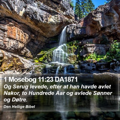 1 Mosebog 11:23 DA1871 Bible Verse Image
