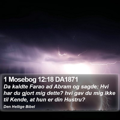 1 Mosebog 12:18 DA1871 Bible Verse Image