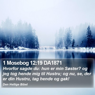 1 Mosebog 12:19 DA1871 Bible Verse Image