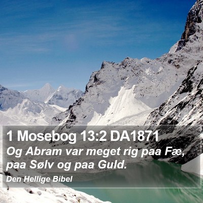 1 Mosebog 13:2 DA1871 Bible Verse Image