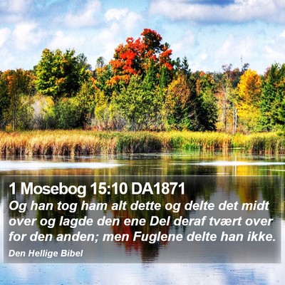 1 Mosebog 15:10 DA1871 Bible Verse Image