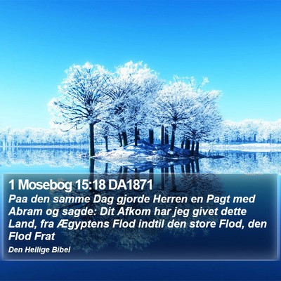 1 Mosebog 15:18 DA1871 Bible Verse Image