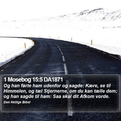 1 Mosebog 15:5 DA1871 Bible Verse Image