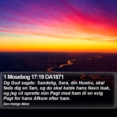 1 Mosebog 17:19 DA1871 Bible Verse Image
