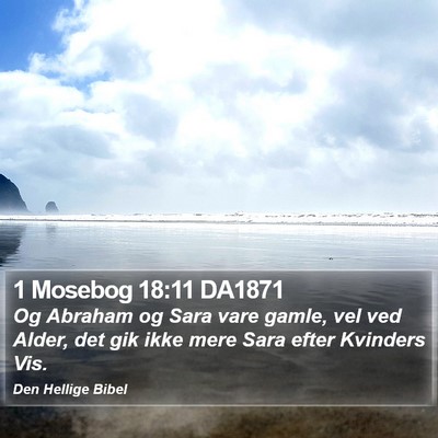 1 Mosebog 18:11 DA1871 Bible Verse Image