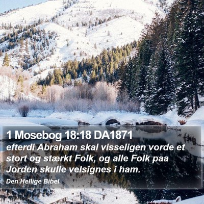 1 Mosebog 18:18 DA1871 Bible Verse Image