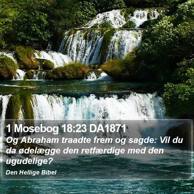 1 Mosebog 18:23 DA1871 Bible Verse Image