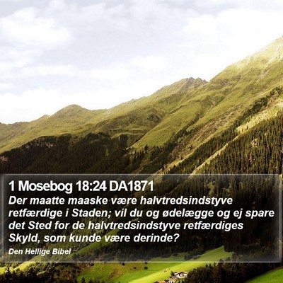 1 Mosebog 18:24 DA1871 Bible Verse Image