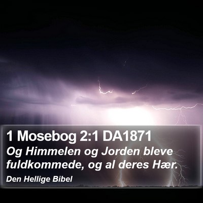 1 Mosebog 2:1 DA1871 Bible Verse Image
