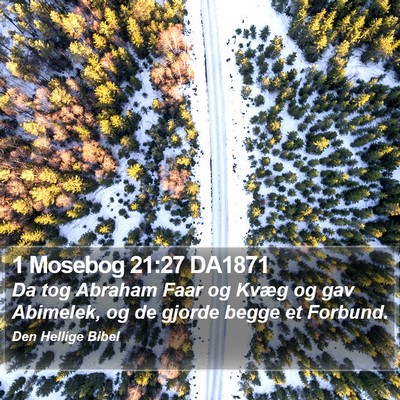 1 Mosebog 21:27 DA1871 Bible Verse Image