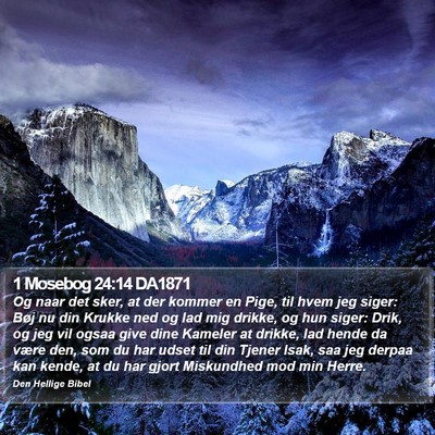 1 Mosebog 24:14 DA1871 Bible Verse Image