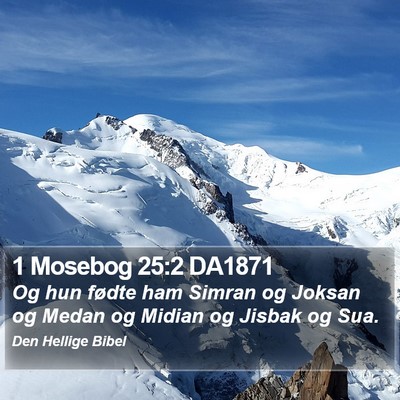 1 Mosebog 25:2 DA1871 Bible Verse Image