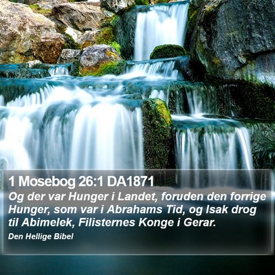 1 Mosebog 26:1 DA1871 Bible Verse Image
