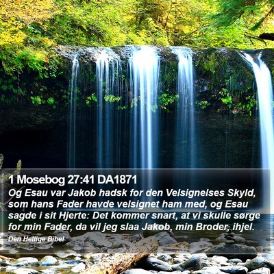1 Mosebog 27:41 DA1871 Bible Verse Image