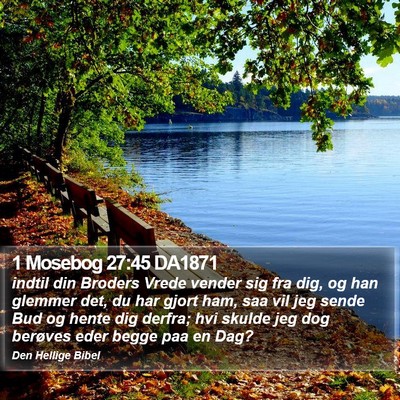 1 Mosebog 27:45 DA1871 Bible Verse Image