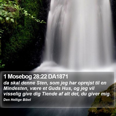 1 Mosebog 28:22 DA1871 Bible Verse Image