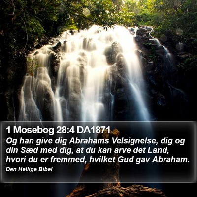 1 Mosebog 28:4 DA1871 Bible Verse Image