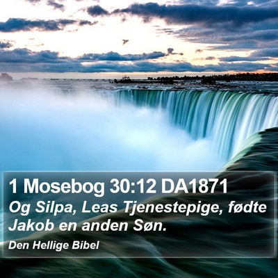 1 Mosebog 30:12 DA1871 Bible Verse Image