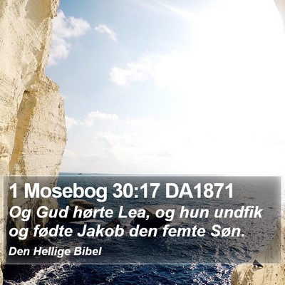 1 Mosebog 30:17 DA1871 Bible Verse Image