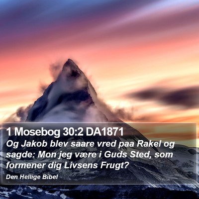 1 Mosebog 30:2 DA1871 Bible Verse Image