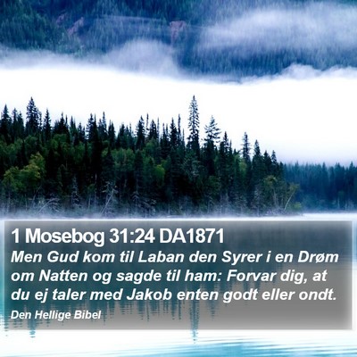 1 Mosebog 31:24 DA1871 Bible Verse Image