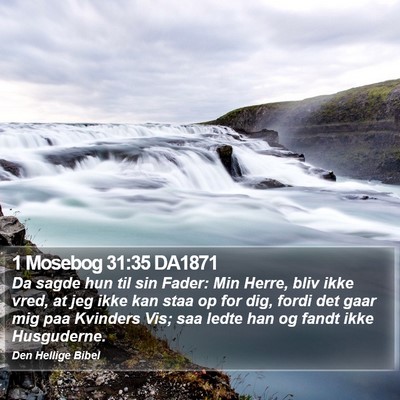 1 Mosebog 31:35 DA1871 Bible Verse Image