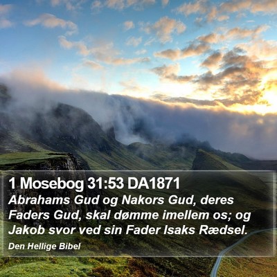 1 Mosebog 31:53 DA1871 Bible Verse Image
