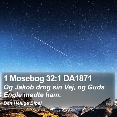 1 Mosebog 32:1 DA1871 Bible Verse Image