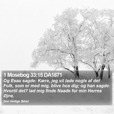 1 Mosebog 33:15 DA1871 Bible Verse Image
