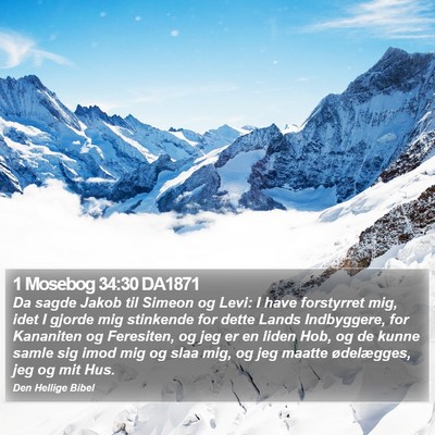 1 Mosebog 34:30 DA1871 Bible Verse Image