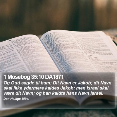 1 Mosebog 35:10 DA1871 Bible Verse Image
