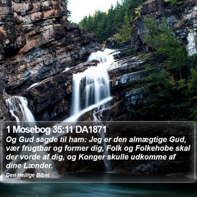 1 Mosebog 35:11 DA1871 Bible Verse Image
