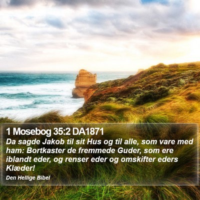 1 Mosebog 35:2 DA1871 Bible Verse Image