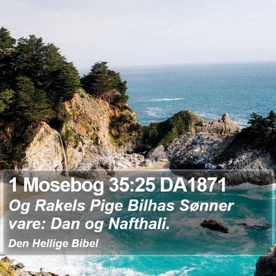 1 Mosebog 35:25 DA1871 Bible Verse Image
