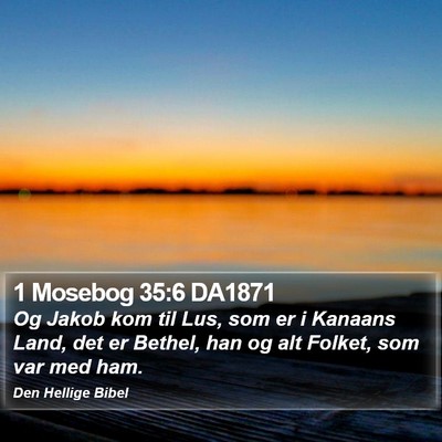 1 Mosebog 35:6 DA1871 Bible Verse Image