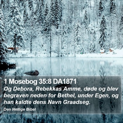 1 Mosebog 35:8 DA1871 Bible Verse Image