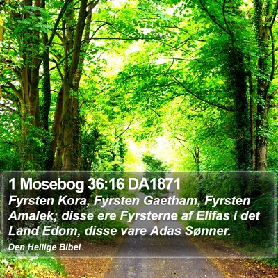1 Mosebog 36:16 DA1871 Bible Verse Image