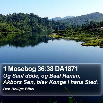 1 Mosebog 36:38 DA1871 Bible Verse Image