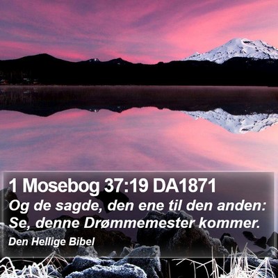 1 Mosebog 37:19 DA1871 Bible Verse Image