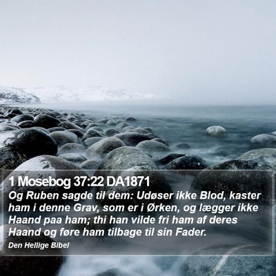 1 Mosebog 37:22 DA1871 Bible Verse Image
