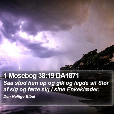 1 Mosebog 38:19 DA1871 Bible Verse Image