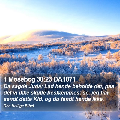 1 Mosebog 38:23 DA1871 Bible Verse Image