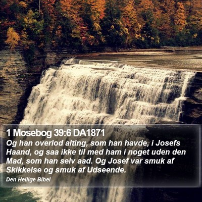 1 Mosebog 39:6 DA1871 Bible Verse Image