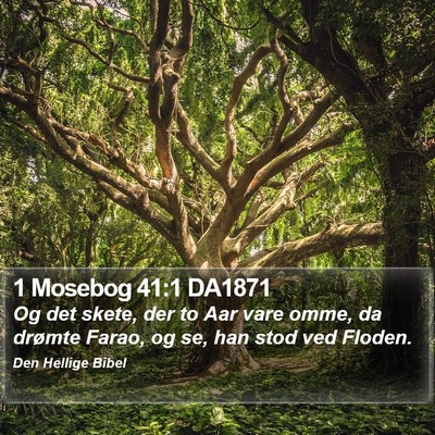 1 Mosebog 41:1 DA1871 Bible Verse Image