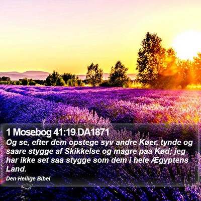 1 Mosebog 41:19 DA1871 Bible Verse Image